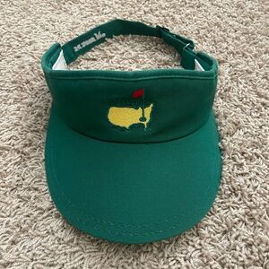 Vintage Masters Visor Hat Cap Strapback Green Adjustable American Needle Augusta